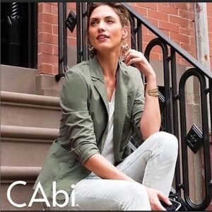 CAbi #207 The Olive Jacket, EUC